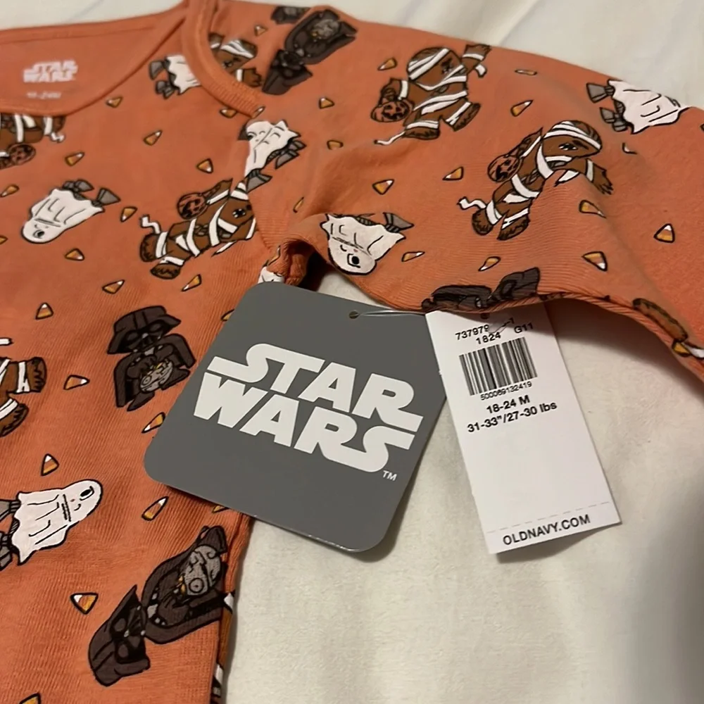 Star Wars Halloween baby onesie